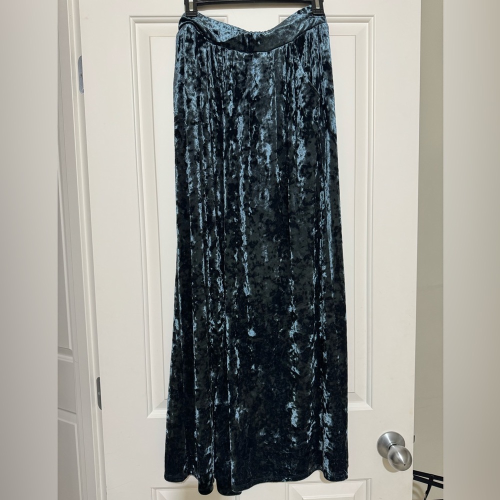 Velour Wide Leg Pants